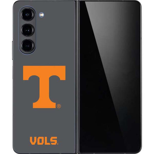 University of Tennessee-Knoxville T Logo Vols on Gray Galaxy Z Fold5 5G Skin