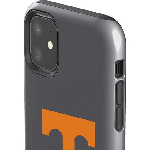 University of Tennessee-Knoxville T Logo Vols on Gray iPhone 11 Impact Case