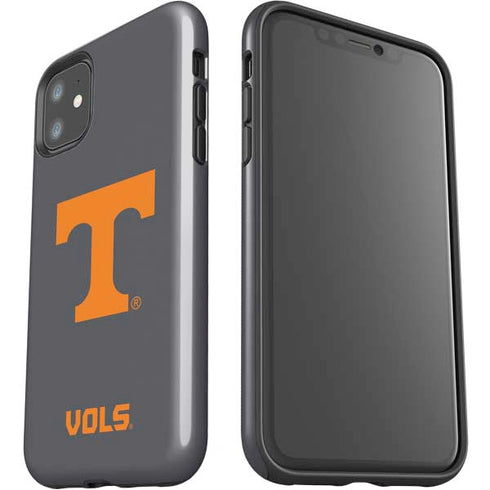 University of Tennessee-Knoxville T Logo Vols on Gray iPhone 11 Impact Case
