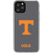University of Tennessee-Knoxville T Logo Vols on Gray iPhone 11 Pro Clear Case