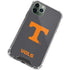 University of Tennessee-Knoxville T Logo Vols on Gray iPhone 11 Pro Max Clear Case