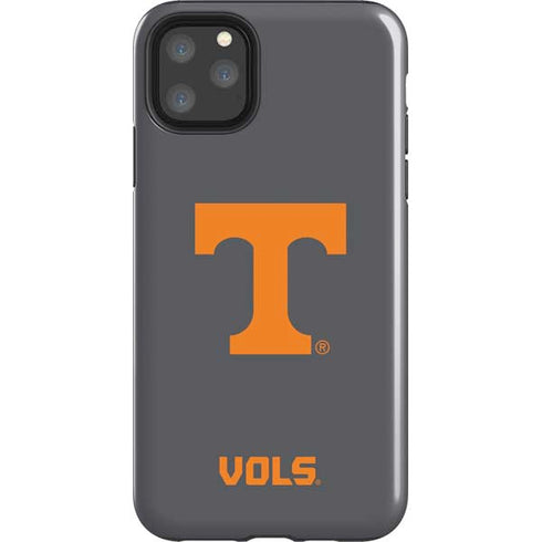 University of Tennessee-Knoxville T Logo Vols on Gray iPhone 11 Pro Max Impact Case