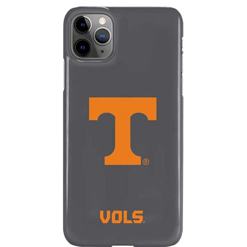 University of Tennessee-Knoxville T Logo Vols on Gray iPhone 11 Pro Max Lite Case