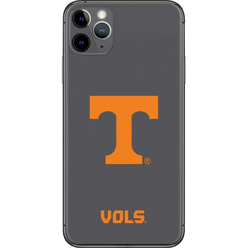 University of Tennessee-Knoxville T Logo Vols on Gray iPhone 11 Pro Max Skin