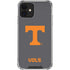 University of Tennessee-Knoxville T Logo Vols on Gray iPhone 12 Clear Case