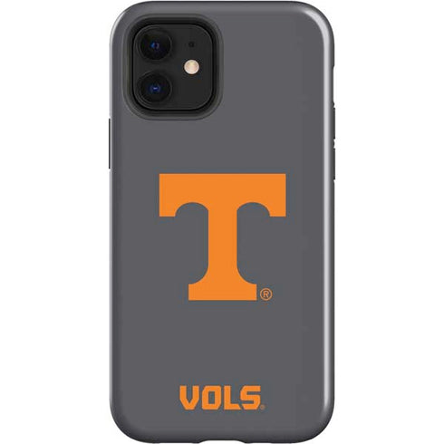 University of Tennessee-Knoxville T Logo Vols on Gray iPhone 12 Impact Case