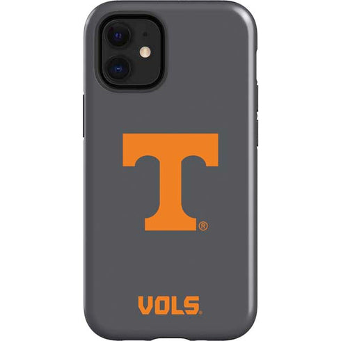University of Tennessee-Knoxville T Logo Vols on Gray iPhone 12 Mini Impact Case