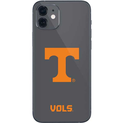 University of Tennessee-Knoxville T Logo Vols on Gray iPhone 12 Mini Skin