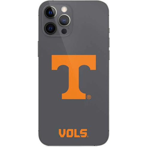 University of Tennessee-Knoxville T Logo Vols on Gray iPhone 12 Pro Max Skin