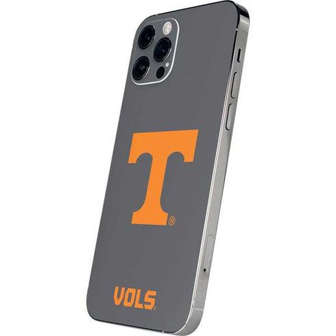 University of Tennessee-Knoxville T Logo Vols on Gray iPhone 12 Pro Max Skin