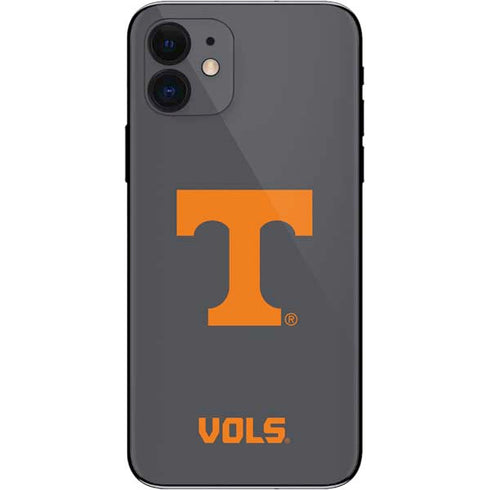 University of Tennessee-Knoxville T Logo Vols on Gray iPhone 12 Skin