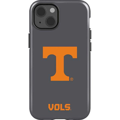 University of Tennessee-Knoxville T Logo Vols on Gray iPhone 13 Impact Case