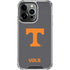 University of Tennessee-Knoxville T Logo Vols on Gray iPhone 13 Pro Clear Case