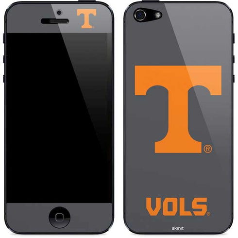 University of Tennessee-Knoxville T Logo Vols on Gray iPhone 5/5s/5SE Skin