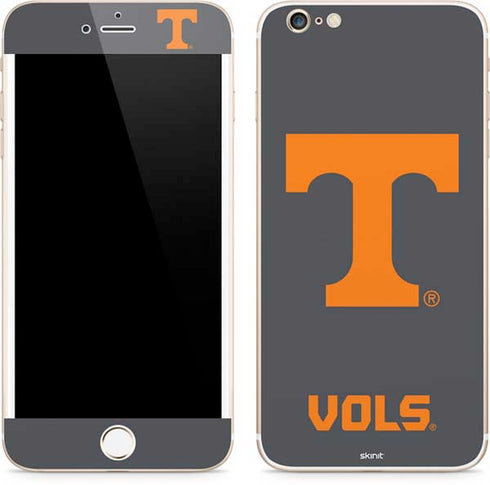 University of Tennessee-Knoxville T Logo Vols on Gray iPhone 6/6s Plus Skin