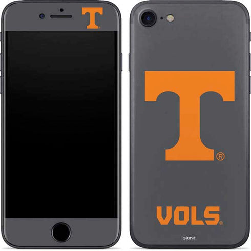 University of Tennessee-Knoxville T Logo Vols on Gray iPhone 8 Skin