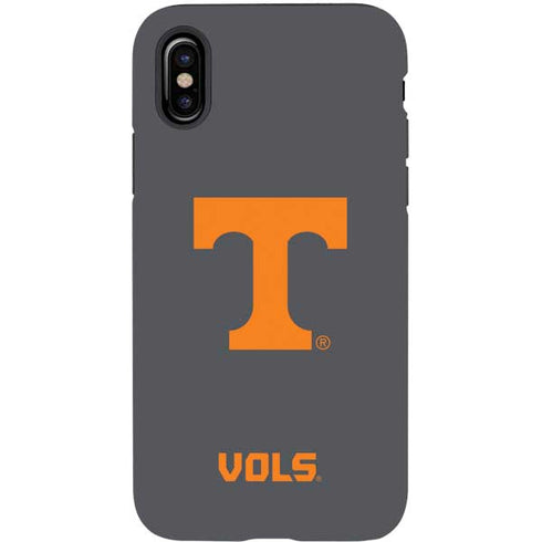 University of Tennessee-Knoxville T Logo Vols on Gray iPhone X Pro Case