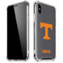 University of Tennessee-Knoxville T Logo Vols on Gray iPhone XS Max Clear Case