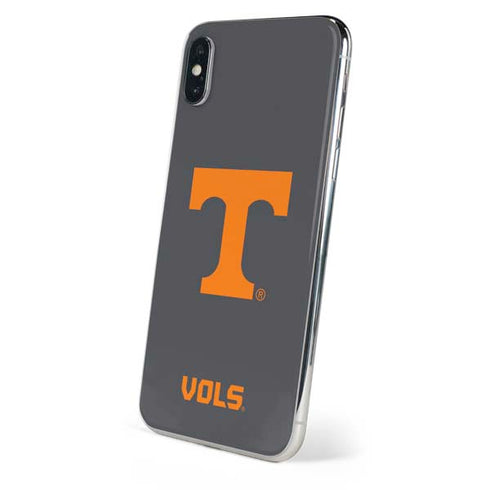 University of Tennessee-Knoxville T Logo Vols on Gray iPhone XS Max Skin