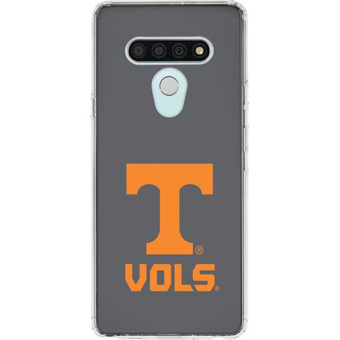 University of Tennessee-Knoxville T Logo Vols on Gray LG Stylo 6 Clear Case