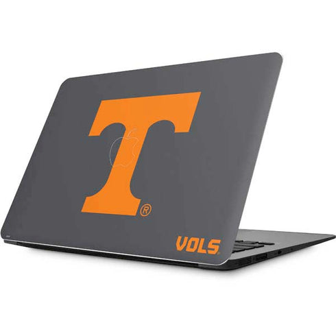 University of Tennessee-Knoxville T Logo Vols on Gray Apple MacBook Skin
