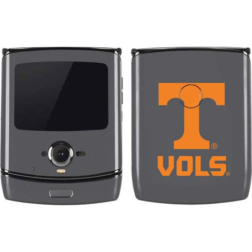 University of Tennessee-Knoxville T Logo Vols on Gray Motorola RAZR Skin