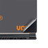 University of Tennessee-Knoxville T Logo Vols on Gray MSI GS65 Stealth Laptop Skin