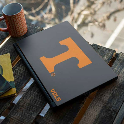 University of Tennessee-Knoxville T Logo Vols on Gray MSI GS65 Stealth Laptop Skin