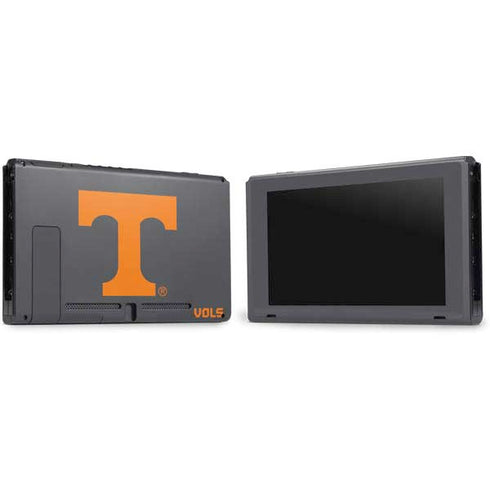 University of Tennessee-Knoxville T Logo Vols on Gray Nintendo Switch Bundle Skin