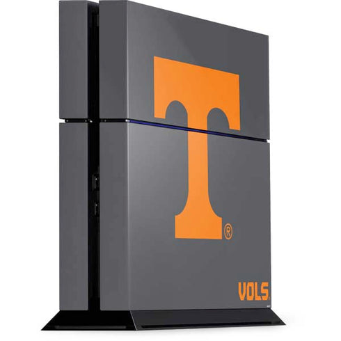 University of Tennessee-Knoxville T Logo Vols on Gray PS4 Console Skin