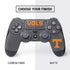 University of Tennessee-Knoxville T Logo Vols on Gray PS4 Controller Skin