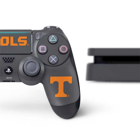 University of Tennessee-Knoxville T Logo Vols on Gray PS4 Slim Bundle Skin