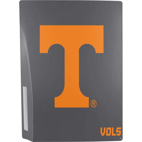 University of Tennessee-Knoxville T Logo Vols on Gray PS5 Console Skin