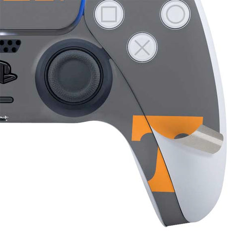 University of Tennessee-Knoxville T Logo Vols on Gray PS5 Controller Skin