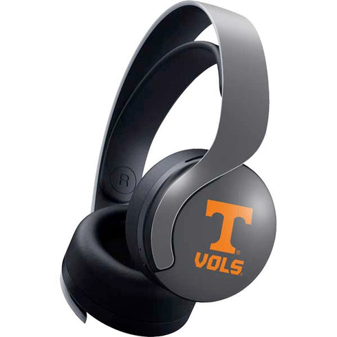 University of Tennessee-Knoxville T Logo Vols on Gray PULSE 3D Wireless Headset for PS5 Skin