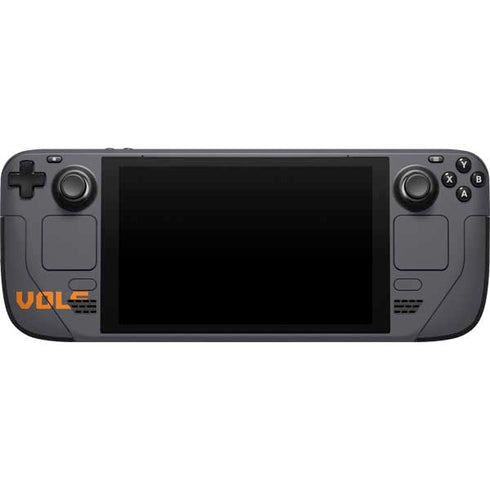 University of Tennessee-Knoxville T Logo Vols on Gray Steam Deck Handheld Gaming Computer Skin