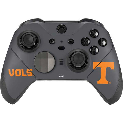 University of Tennessee-Knoxville T Logo Vols on Gray Xbox Elite Wireless Controller Series 2 Skin