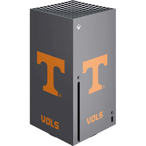 University of Tennessee-Knoxville T Logo Vols on Gray Xbox Series X Console Skin