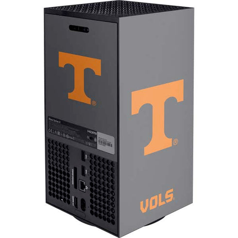 University of Tennessee-Knoxville T Logo Vols on Gray Xbox Series X Console Skin