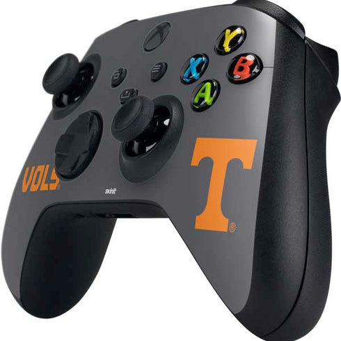 University of Tennessee-Knoxville T Logo Vols on Gray Xbox Series X Controller Skin