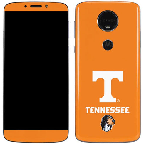 University of Tennessee-Knoxville T Logo on Orange Moto E5 Plus Skin