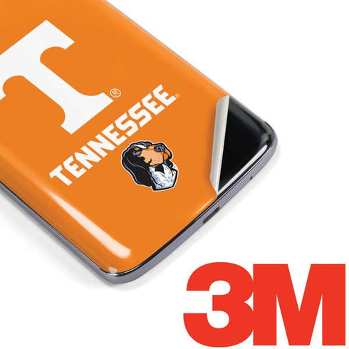 University of Tennessee-Knoxville T Logo on Orange Moto E5 Plus Skin