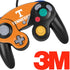 University of Tennessee-Knoxville T Logo on Orange Nintendo GameCube Controller Skin