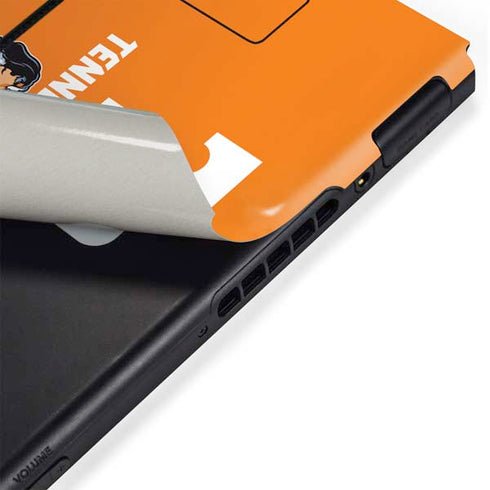 University of Tennessee-Knoxville T Logo on Orange Nintendo Switch Bundle Skin