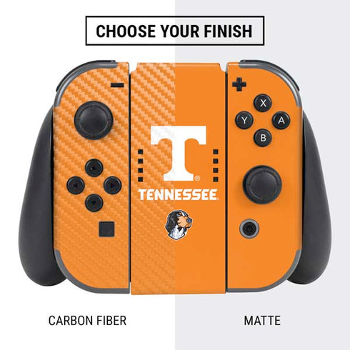 University of Tennessee-Knoxville T Logo on Orange Nintendo Switch Bundle Skin
