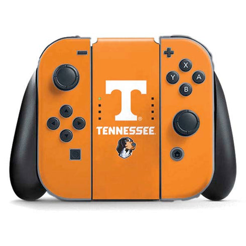 University of Tennessee-Knoxville T Logo on Orange Nintendo Switch (2017-2021) Joy-Con Controller Skin