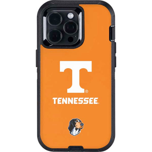 University of Tennessee-Knoxville T Logo on Orange Otterbox Defender iPhone Skin