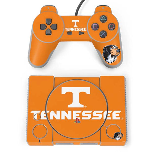 University of Tennessee-Knoxville T Logo on Orange PlayStation Classic Bundle Skin