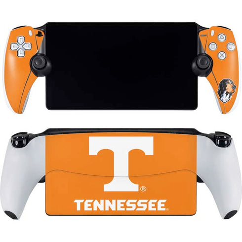 University of Tennessee-Knoxville T Logo on Orange PlayStation Portal Remote Player Skin