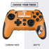 University of Tennessee-Knoxville T Logo on Orange PlayStation Scuf Vantage 2 Controller Skin